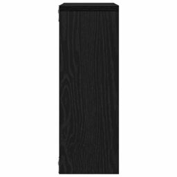 Berkfield Home Wall Shelf Black Oak 45x16x45 cm Engineered Wood - Size: 45 x 16 x 45 cm - thumbnail 6