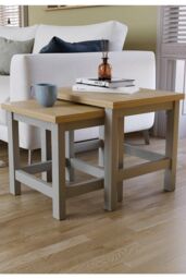 Vida Designs Arlington Nest Of Tables Set Of 2 Storage Living Room
