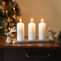 Marco Paul Silver Stag Multi Candle Holder - thumbnail 6