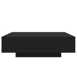 Berkfield Home Coffee Table with LED Lights Black 100x100x31 cm - Size: 100 x 100 x 31 cm - thumbnail 7