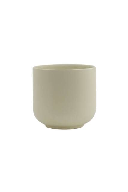 KDMD Hortus Havana Matt Cream Ceramic Pot 15cm 2 Pack - image 1