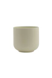 KDMD Hortus Havana Matt Cream Ceramic Pot 15cm 2 Pack - thumbnail 1
