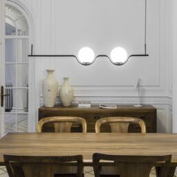 Netlighting Le Vita LED Pendant Black 2x 6W 2700K - thumbnail 2