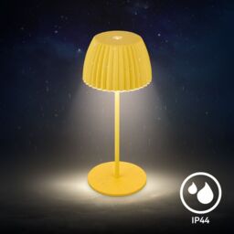 BRILONER Touch Dimmable Battery Powered Wireless Indoor Outdoor LED Table Lamp in Yellow - thumbnail 8