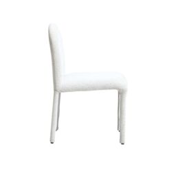 Nordlys Set of 2 Scandinavian Dining Chairs in Fabric in Beige - thumbnail 8