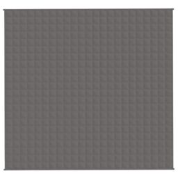 Berkfield Home Weighted Blanket Grey 220x240 cm King 15 kg Fabric - thumbnail 3