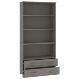 Berkfield Home Highboard HAMAR Solid Wood Pine Light Grey - thumbnail 5