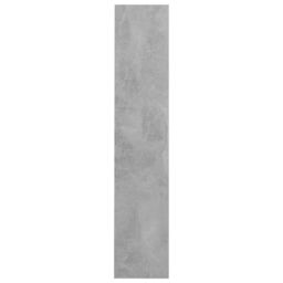 Berkfield Home Wall Shoe Cabinet Concrete Grey 80x18x90 cm Engineered Wood - Size: 80 x 18 x 90 cm - thumbnail 5