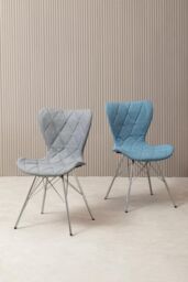 Orsina Stockholm Dining Chair in Blue - thumbnail 5