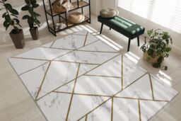 RugsX Emerald Rug in Yellow - Size: 140 cm x 190 cm - thumbnail 5