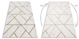 RugsX Emerald Rug in Yellow - Size: 140 cm x 190 cm - thumbnail 2