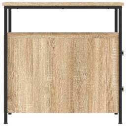 Berkfield Home Bedside Cabinets 2 pcs Sonoma Oak 30x60x60 cm Engineered Wood in Light Brown - Size: 30 x 60 x 60 cm - thumbnail 8