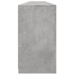 Berkfield Home Sideboard with LED Lights Concrete Grey 283x37x67 cm - Size: 283 x 37 x 67 cm - thumbnail 8