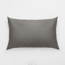 OHS 10 x Soft Polycotton Housewife Pillowcase Set in Charcoal - thumbnail 4