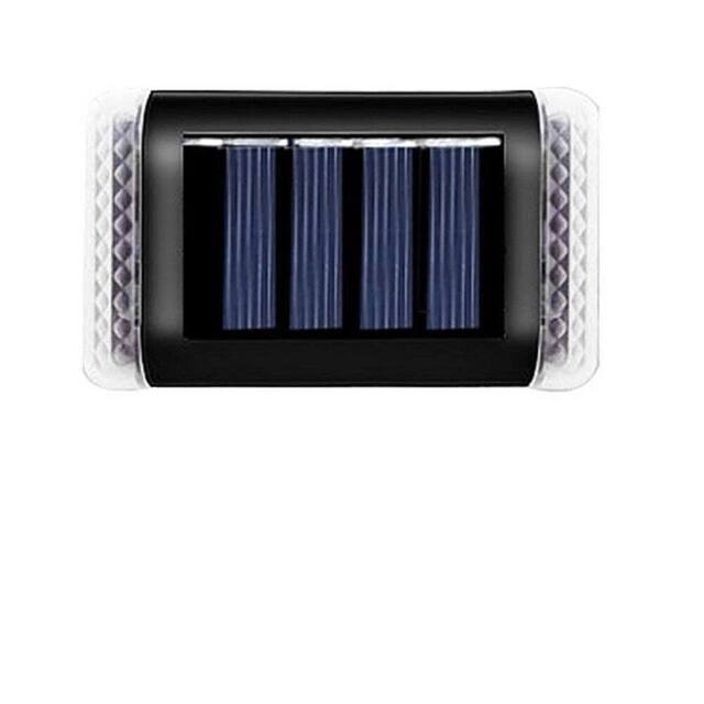SPETLEK 4X SUPER BRIGHT SOLAR POWERED DOOR FENCE WALL LIGHTS LED in Black - image 1