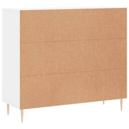 Berkfield Home Sideboard White 90x34x80 cm Engineered Wood - Size: 90 x 34 x 80 cm - thumbnail 8