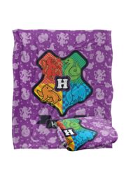 Harry Potter Cartoony Hogwarts Officially Licensed Silky Touch Super Soft Throw Blanket 152x127 cm in White - thumbnail 2