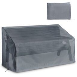 VonHaus Grey Waterproof Garden 3 Seater Bench Cover - thumbnail 1