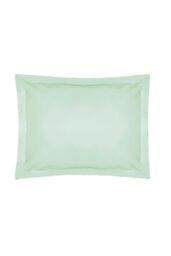 Belledorm Easy Care 200 Thread Count Cotton Polyester Percale Oxford Pillowcase in Pale Green