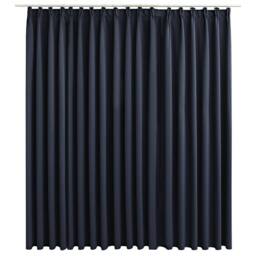 Berkfield Home Blackout Curtain with Hooks Anthracite 290x245 cm in Dark Grey - thumbnail 1