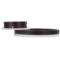 Wyld and Coco LED Ring Ceiling Light Dark Brown Aluminium - thumbnail 4