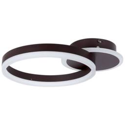 Wyld and Coco LED Ring Ceiling Light Dark Brown Aluminium - thumbnail 2