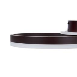 Wyld and Coco LED Ring Ceiling Light Dark Brown Aluminium - thumbnail 6
