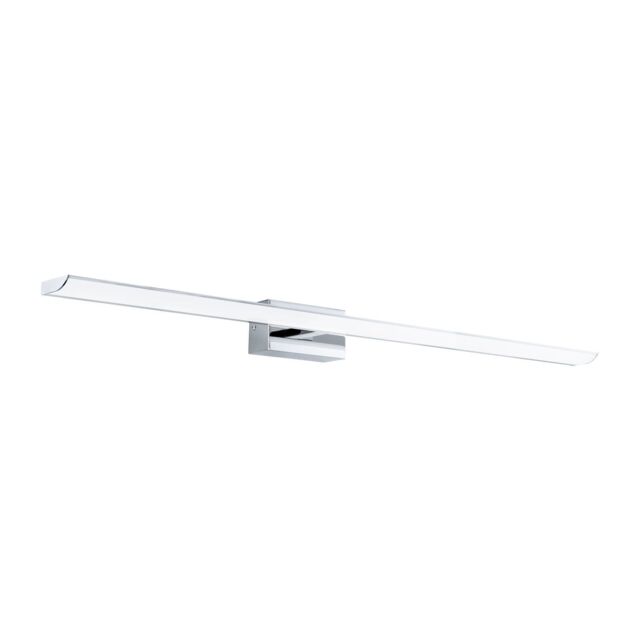 Loops Wall Light Colour IP44 Bathroom Chrome Shade White Plastic Bulb LED 21W Included - image 1