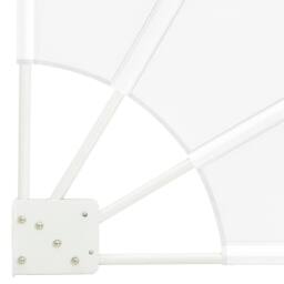 Berkfield Home Balcony Privacy Screen Folding Manual White 210 x 210 cm Fabric - thumbnail 7