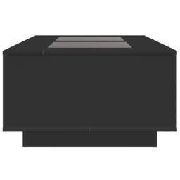 Berkfield Home Durable Coffee Table with Infinity LED Black 116x69x40 cm - Size: 116 x 69 x 40 cm - thumbnail 7