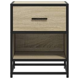 Berkfield Home Decorative Bedside Cabinets 2 pcs Sonoma Oak 40x31x50 cm Engineer in Light Tan - Size: 40 x 31 x 50 cm - thumbnail 5