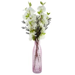 Leaf 100cm White Artificial Blossom Stem - thumbnail 4