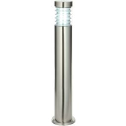 Loops Outdoor IP44 Bollard Light Marine Grade Steel Lamp Post Garden Driveway Pillar in Metallics