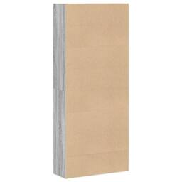 Berkfield Home Book Cabinet Grey Sonoma 80x30x189 cm Engineered Wood - Size: 80 x 30 x 189 cm - thumbnail 6