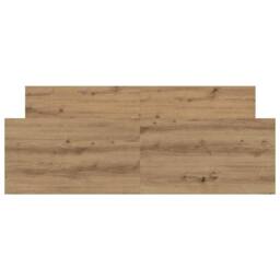 Berkfield Home Durable Bed Frame without Mattress Artisan Oak 150x200cm Engineer in Brown - Size: 150x200 cm - thumbnail 5