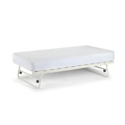 Ashfield Premier Metal Frame Daybed & Underbed Trundle in White - Size: Single - thumbnail 4