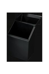 Valiant Firelighter & Pellet Storage Box Container - Black Steel - Lacquer Gloss Finish - thumbnail 3