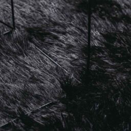 Berkfield Home Shaggy Rug High Pile NAVARRA Black 130x200 cm Polyester - Size: Medium - thumbnail 7