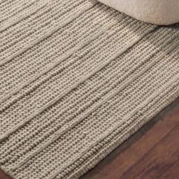 THE RUGS Ted Baker Camden Wool Parker Rug Handwoven Striped Living Room in Natural White - Size: 200 cm x 300 cm - thumbnail 2