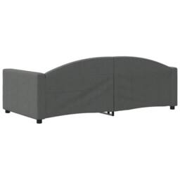 Berkfield Home Day Bed Dark Grey 90x190 cm Fabric - thumbnail 5