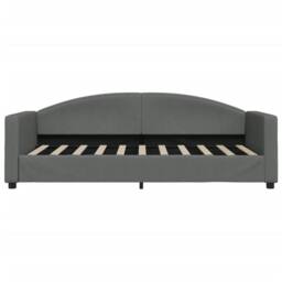 Berkfield Home Day Bed Dark Grey 90x190 cm Fabric - thumbnail 3