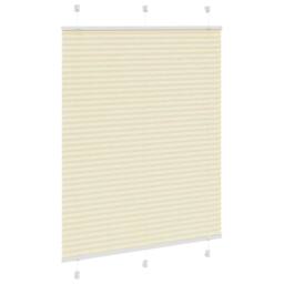 Berkfield Home Pleated Blind Cream 110x150 cm Fabric Width 109.4 cm Polyester
