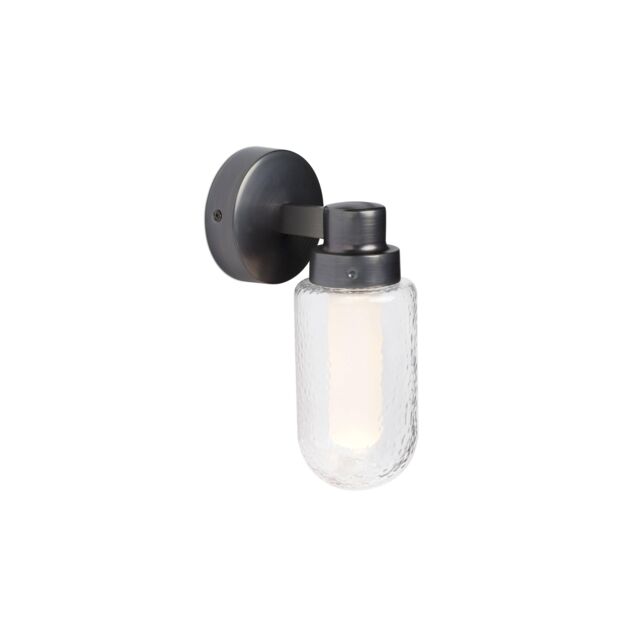 Netlighting Brume Bathroom LED Wall Lamp 3W 2700K IP44 in Black - image 1