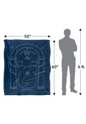 Warner Brothers Lord Of The Rings Officially Licensed Silky Touch Super Soft Throw Blanket 152 x 127 cm in White - thumbnail 5