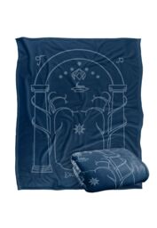 Warner Brothers Lord Of The Rings Officially Licensed Silky Touch Super Soft Throw Blanket 152 x 127 cm in White - thumbnail 2