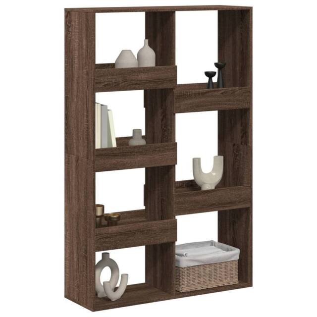 Berkfield Home Room Divider Brown Oak 100x33x155.5 cm Engineered Wood - image 1