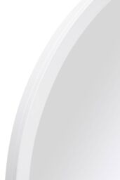"MirrorOutlet White Metal Framed Arched Wall Mirror 39"" X 27"" (100CM X 70CM) - Size: 1 Pack" - thumbnail 4