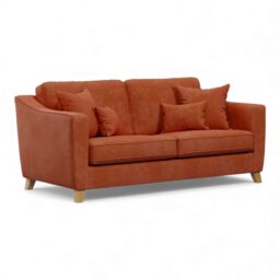 The Great Sofa Company Jackson 3 Seater Chenille Sofa in Terracotta - thumbnail 2