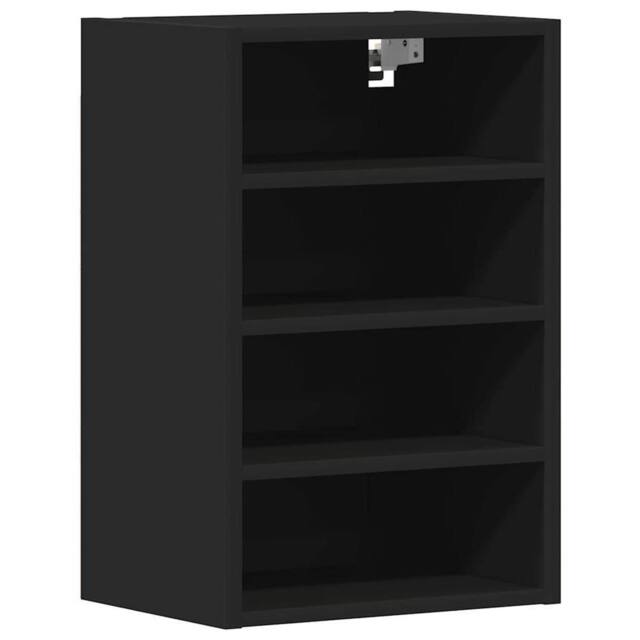 Berkfield Home Hanging Cabinet Black 40x29.5x60 cm Engineered Wood - image 1