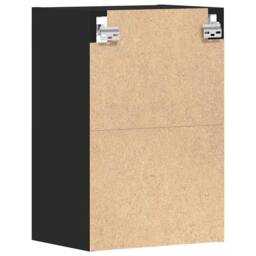 Berkfield Home Hanging Cabinet Black 40x29.5x60 cm Engineered Wood - thumbnail 6